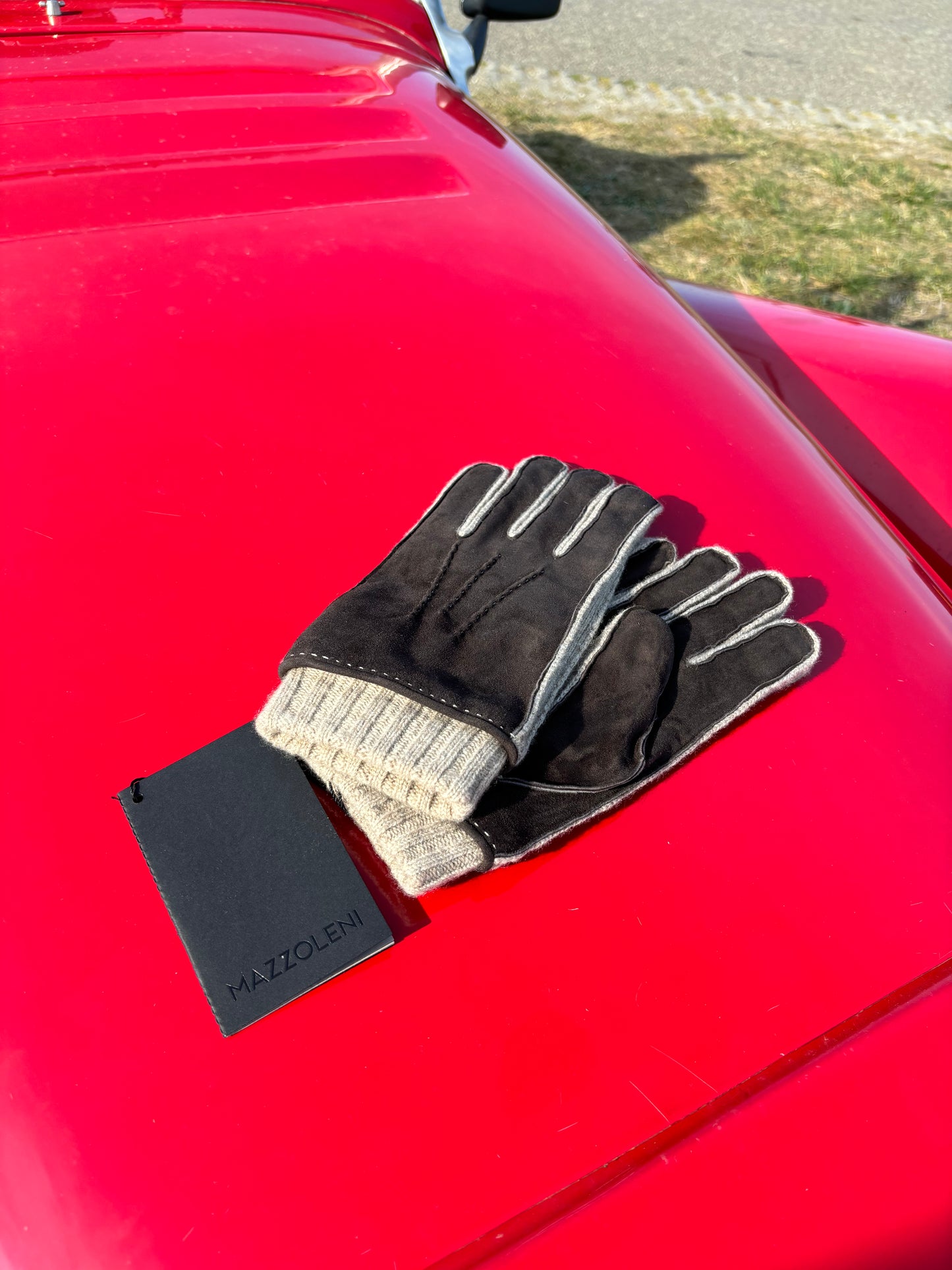 Winter gloves mens leather
